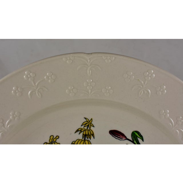 Early 20th Century Copeland Spode English Transferware Cactus Flower Dinner Plates- Set of 6 For Sale - Image 5 of 11