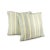 From Kravet Couture is Dotted Stripe in Spa pillow cover. Made from 54% Linen and 46% Silk, this pillow features light...