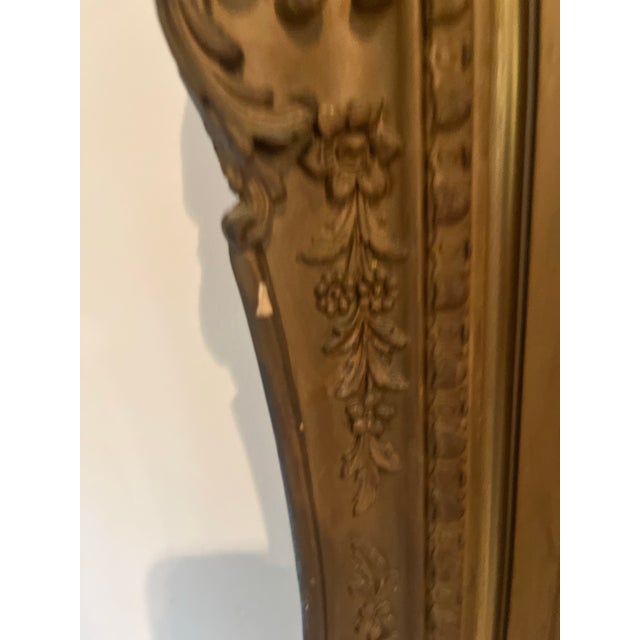 Antique European Oil Painting of Young Violinist in Ornate Carved Frame, Circa 1900 For Sale - Image 10 of 12