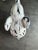 Off-white Archimede Seguso "Bianco Nero" Murano Glass Large Elephant Sculpture, Vintage 1960s MCM (Attributed) For Sale - Image 8 of 12