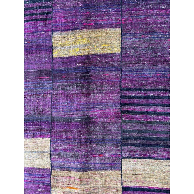 Modern Silk and Wool Modern Nepalese , 8'9" X 10'7" For Sale - Image 3 of 5