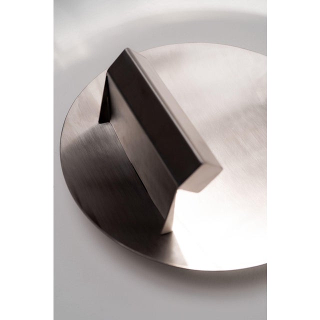 Vintage French Stainless Steel Wall Light by Maria Pergay, 1970s For Sale - Image 11 of 18