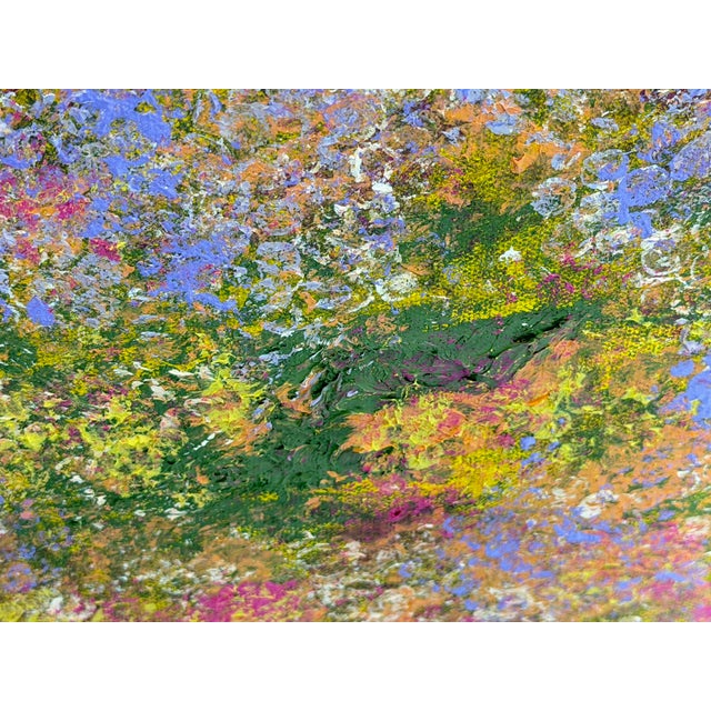 Sharon Cannon "Giverny Ii" Abstract Oil Painting Color Field Canvas La Artist For Sale - Image 14 of 18