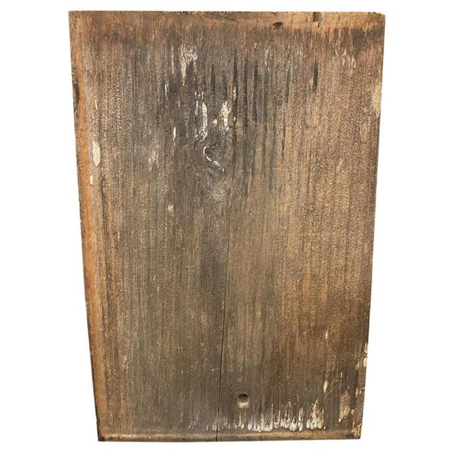 Antique hand carved architectural panel from Toraja. This carving symbolizes the protection of the home. Originally used...
