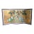 1900s Japanese Handpainted 4 Panel Pheasant and Floral Screen or Room Divider on Gold Leaf- Signed For Sale