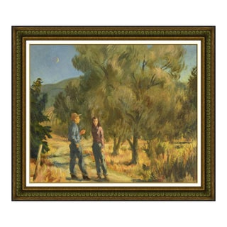 Mid 20th Century Hawks in the Valley, Victor Mikhail Arnautoff For Sale