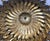 1950s Gold Metal Tole Sunburst Shade for Ceiling Light Fixture, Made in Italy For Sale - Image 12 of 18