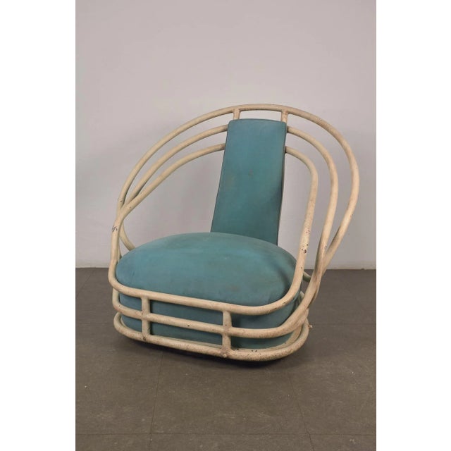 Mid-Century Modern Mid-Century Iron Lounge Chair For Sale - Image 3 of 18