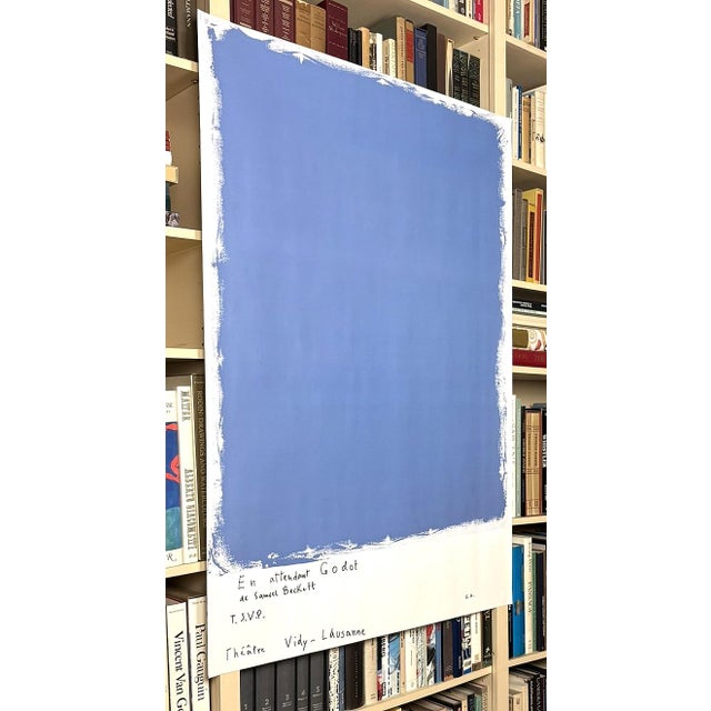 Mid-Century Modern Waiting for Godot by Samuel Beckett Large Original 1999 Theatre Vidy-Lausanne Poster For Sale - Image 3 of 7