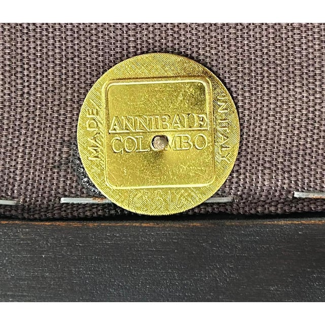 Annibale Colombo Lacquered Suede Dining Chairs- Set of 6 For Sale - Image 12 of 12