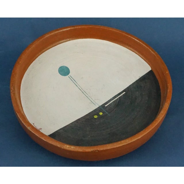 Abstract Art Plates in Terracotta by Maiolino, Brazil, 1970s, Set of 2 For Sale - Image 9 of 18