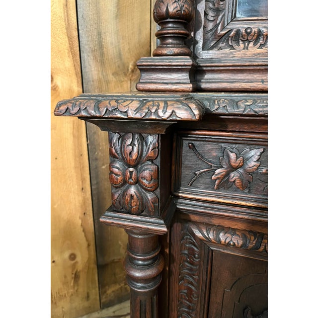 Black Forest Carved Bookcase For Sale - Image 9 of 18