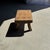 Brutalist Small Wabi-Sabi Style Oval Teak Occasional Stool, 1980s For Sale - Image 3 of 12