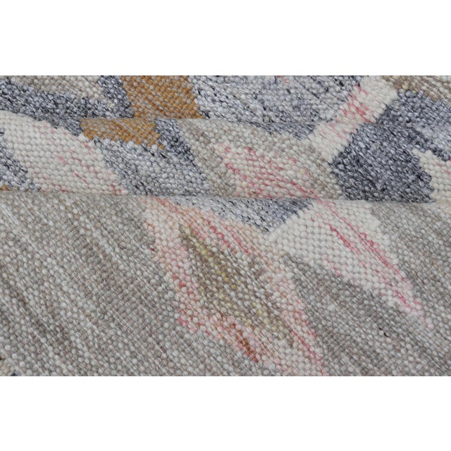 Hand-Woven Scandinavian Wool Rug by Keivan Woven Arts, 8'10" X 12'0 For Sale - Image 11 of 12