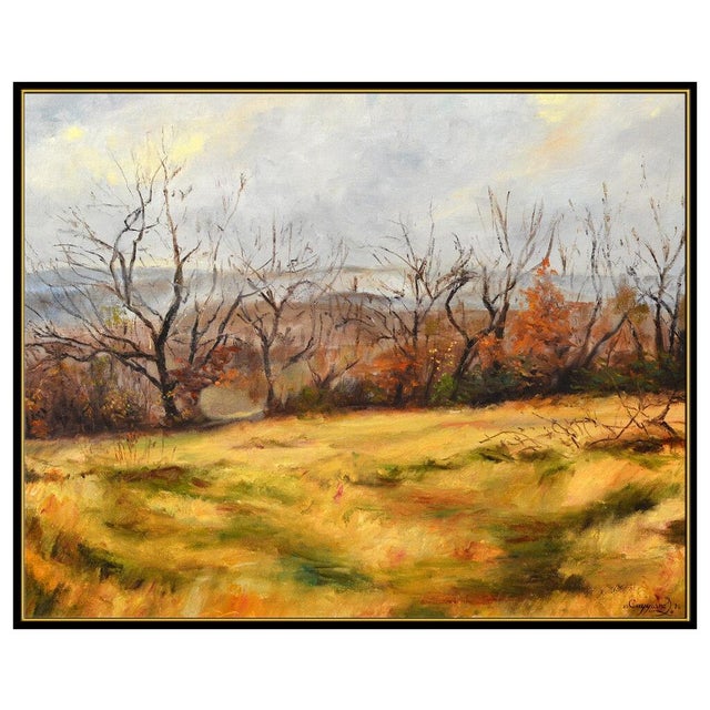 Contemporary 1980s Approaching Winter, John Caggiano For Sale - Image 3 of 5