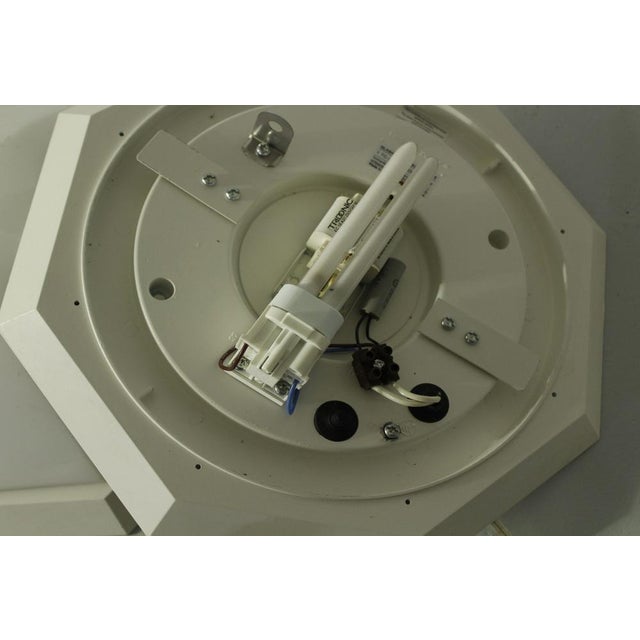 White Ceiling Light from Glasshütte Limburg, 1990s For Sale - Image 8 of 11