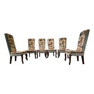 Vintage Dining Room Chair Set of 6 For Sale