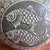 Korean Buncheong Style Stoneware Vase | Fully Hand-Incised Cloud Scroll Carp Medallion | Moon Jar Form | Korean Character Mark For Sale In Chicago - Image 6 of 12