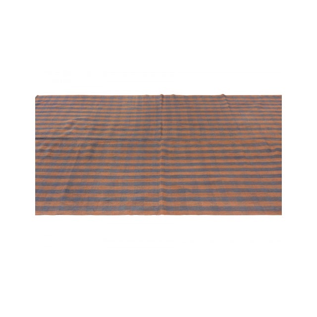 Mid-Century Modern Vintage Decorative Turkish Kilim Rug - 5`5" X 8`10" For Sale - Image 3 of 6