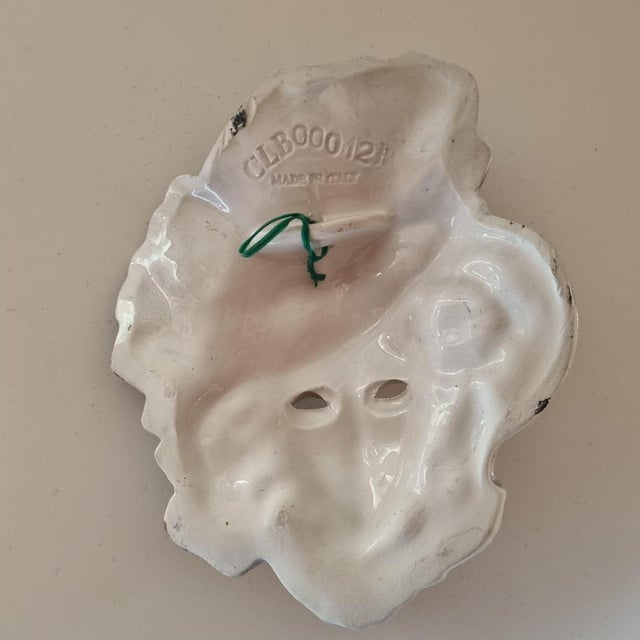 1980s Venetian Ceramic Mask, Italy, 1980s For Sale - Image 5 of 7