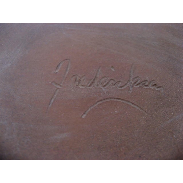 Ceramic Niels Frederiksen Pottery Bowl For Sale - Image 7 of 7