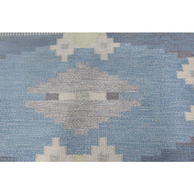 Doris Leslie Blau Vintage Swedish Flat-Weave Rug by Ingegerd Silow For Sale In New York - Image 6 of 8