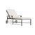 Brown Jordan Venetian Adjustable Chaise With Wheels, Mica frame with Fusion Natural fabric For Sale - Image 12 of 12