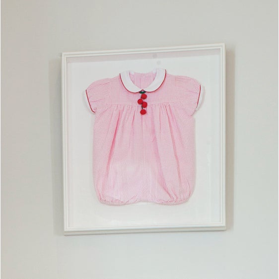 English Nursery Art: St. Louis Women's Exchange Cherry Bubble in a Frame For Sale - Image 3 of 7