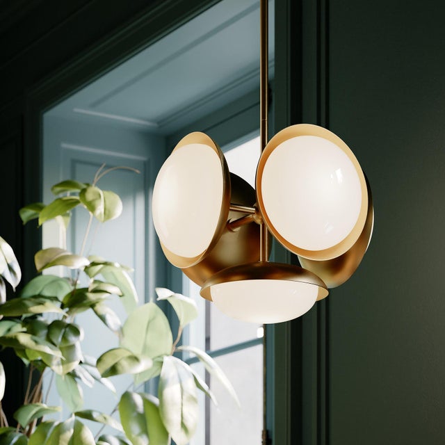 Contemporary Bond Pendant 5 Light For Sale - Image 3 of 8
