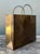 Metal Vintage Brass Shopping Bag For Sale - Image 7 of 12