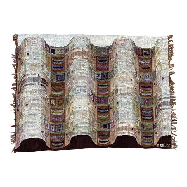 1940s Peruvian Textile Art by Alfonso Sulca Chávez For Sale