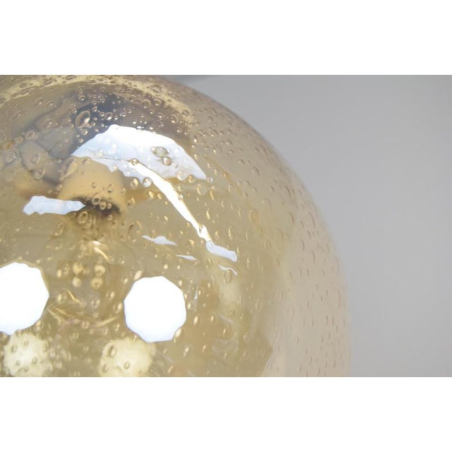 Gold Mid-Century Modern Pendant from Kamenický Šenov, 1970s For Sale - Image 8 of 16