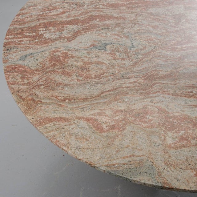 Dimensions: 30″ H x 64 7/8″ D A dramatic 19th century French cast concrete table base resembling a Corinthian column,...