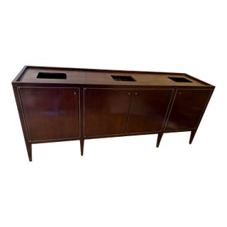 Baker Barbara Barry Raven Walnut Shadow & Stone Sideboard/Credenza For Sale