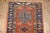 Persian Antique Zabihi Collection Persian Heriz Geometric Small Rug - 2'8" x 4'6" For Sale - Image 3 of 8