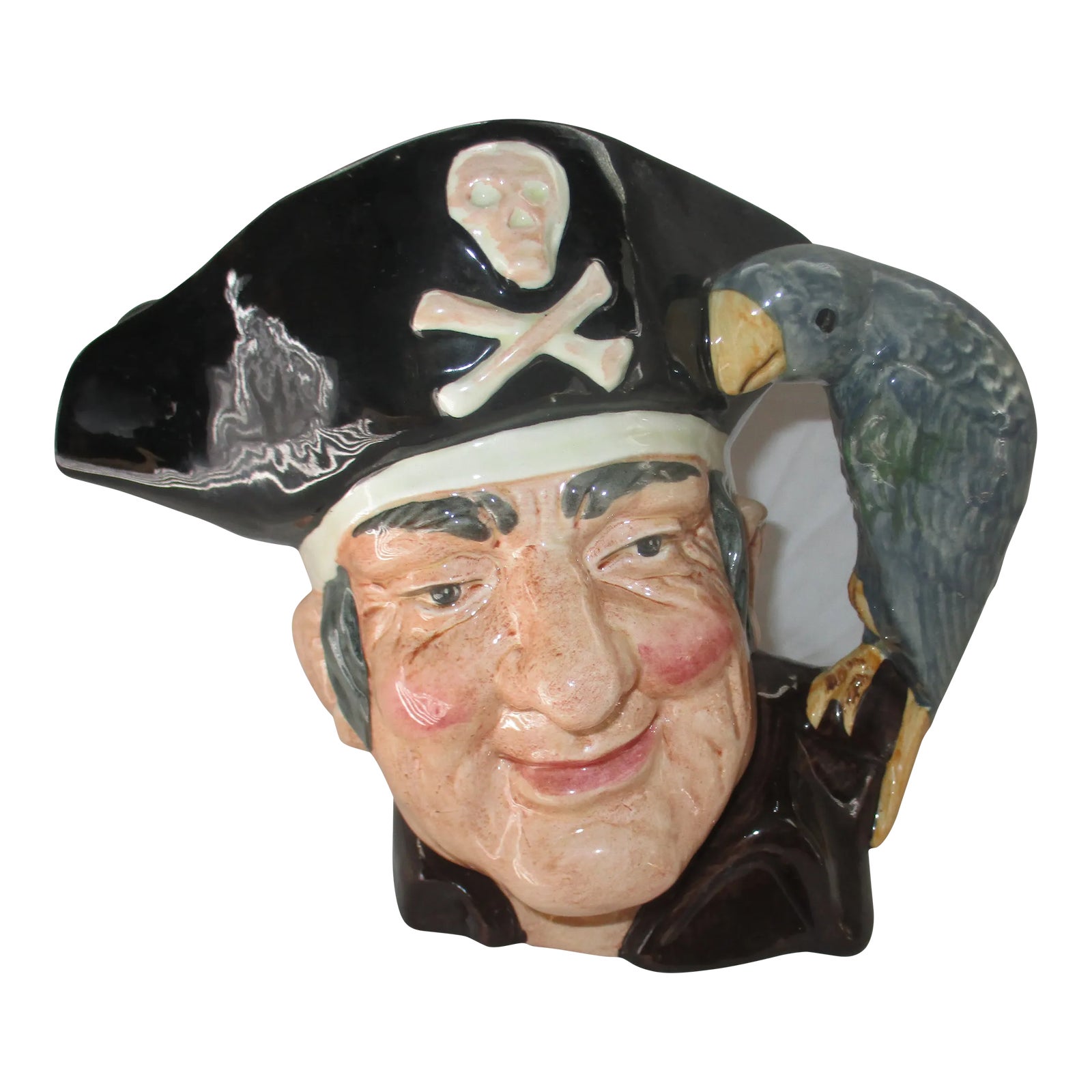 1951 Vintage Royal Doulton Long John Silver Character Toby Jug Chairish