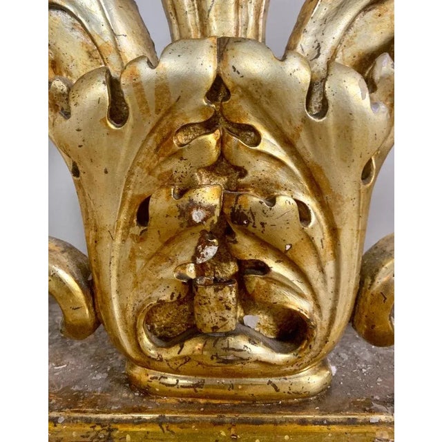 Pair of 19th Century Italian Giltwood Candleholders | Chairish