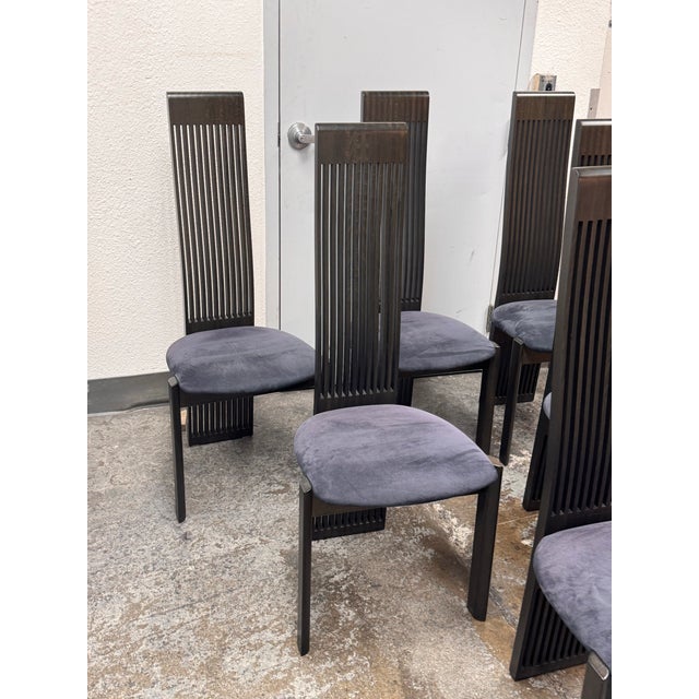 Ello Furniture Pietro Costantini for Ello Furniture Italian Dining Chairs, Vintage Set of Six For Sale - Image 4 of 12