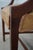 Wood Set of 6 Mahogany Gold Damask Upholstered Dining Chairs For Sale - Image 7 of 18