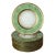 Mid 20th Century Apple Green and Gilt Service Plates - Set of 11 For Sale