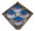 Vintage German Hand-Painted Glass Christmas Ornaments, 1980s, Set of 4 For Sale