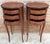 French Pair of French Louis XV Style Nightstands with Three Drawers, 1940s For Sale - Image 3 of 15