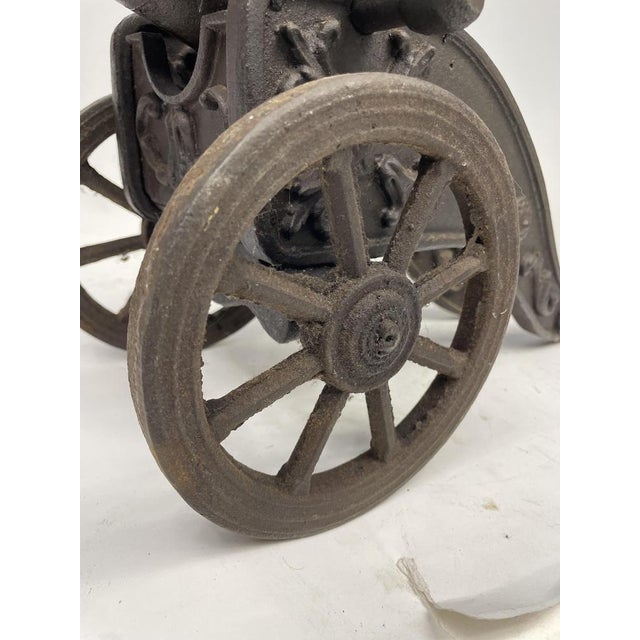 Vintage Decorative Cannon in Iron, 1940s For Sale - Image 3 of 12