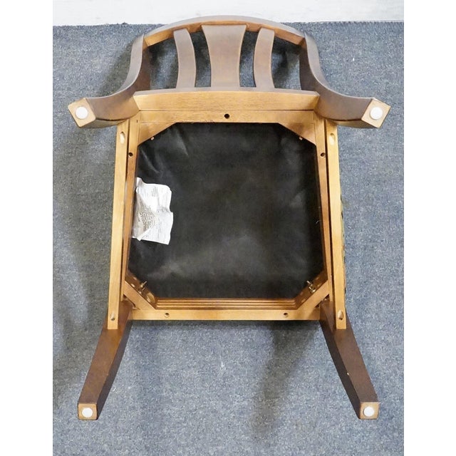 Bassett Furniture Cherry Traditional American Empire Style Dining Side Chair For Sale - Image 9 of 10