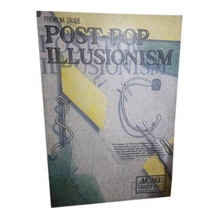 Massive 63"x48" Tom Boberg Original Painting - "Post-Pop Illusionism" Acme Arts Satire For Sale