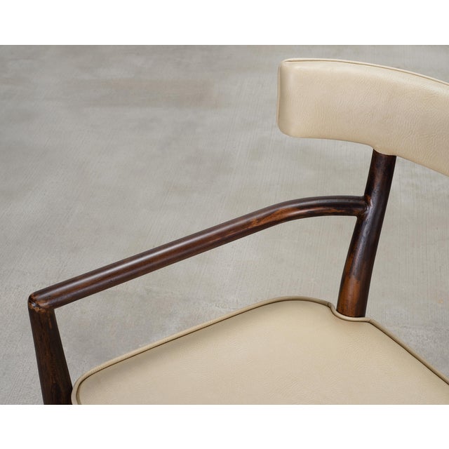 Set of Four T. H. Robsjohn-Gibbings Klismos Dining Armchairs For Sale - Image 13 of 18