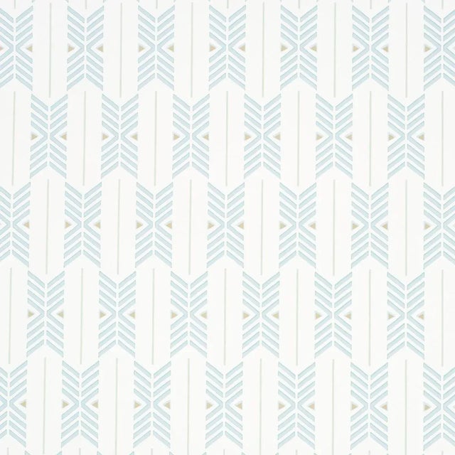 Schumacher X A Rum Fellow Quiver Wallpaper In Haze For Sale