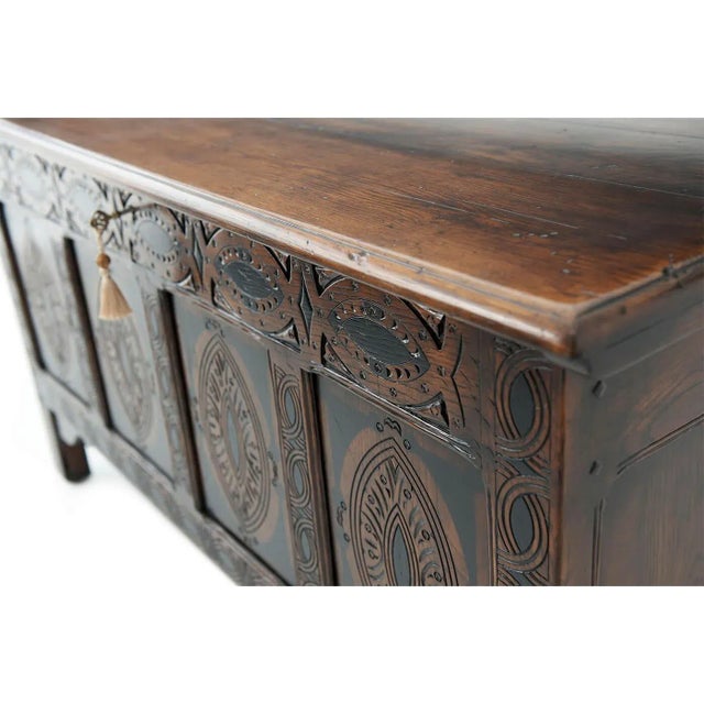 Antique Style Blanket Chest For Sale - Image 4 of 5