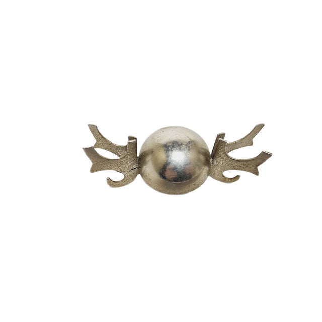 Metal Art Deco Salt Holder, Poland, 1960s For Sale - Image 7 of 13