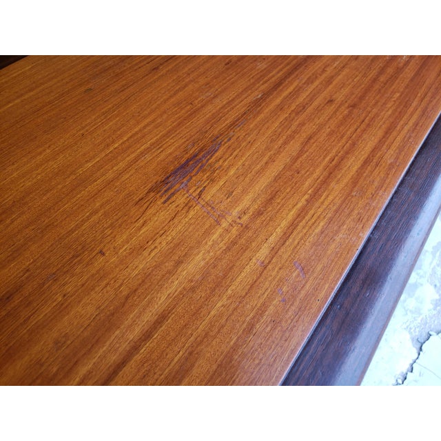 Vintage 1950's Edward Wormley for Dunbar Lacquered Mahogany Chest For Sale - Image 10 of 12